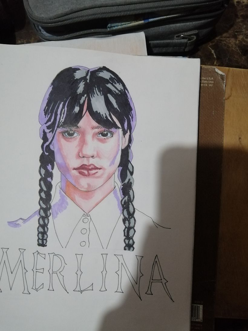 Segui con el cabello para despues dar a los detalles y repasar todos los colores