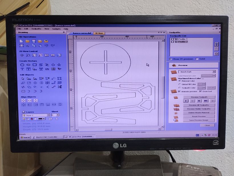 Mi proyecto del curso: Introducción al diseño de mobiliario con router CNC 4