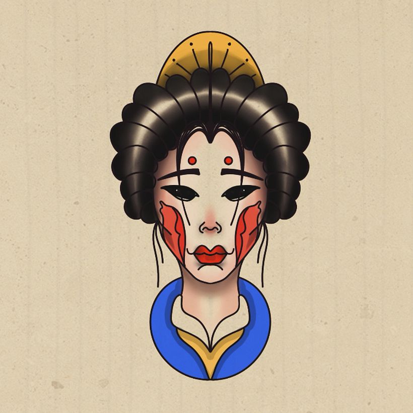 Il mio progetto del corso: Design di tatuaggi old school in Procreate 1