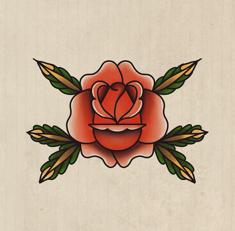 Il mio progetto del corso: Design di tatuaggi old school in Procreate 2