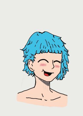 Intente crear un "personaje" usando un boceto que encontre en internet, con el fin de acostumbrarme a mi tableta de dibujo
