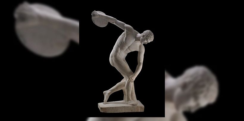 arte griego Discóbolo de Mirón