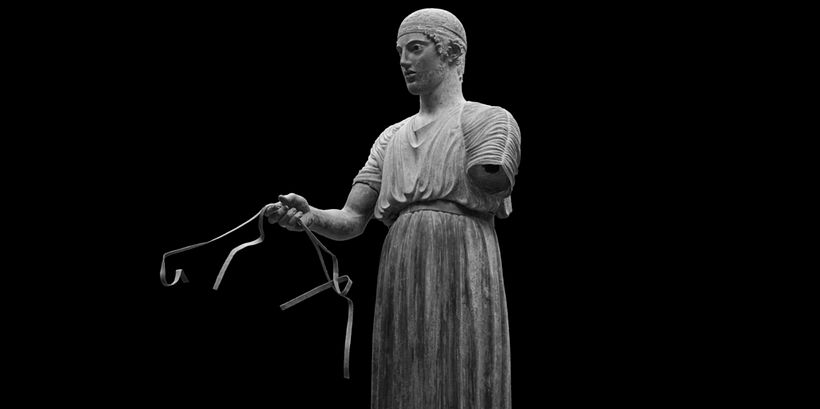 arte griego Auriga de Delfos