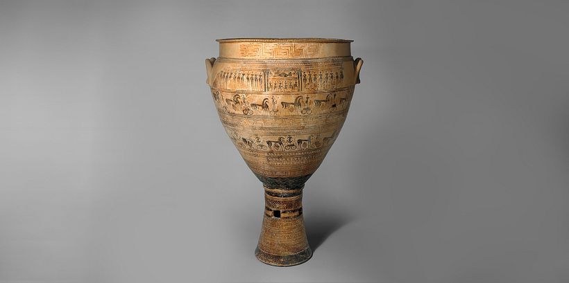 arte griego Crátera del Dipylon