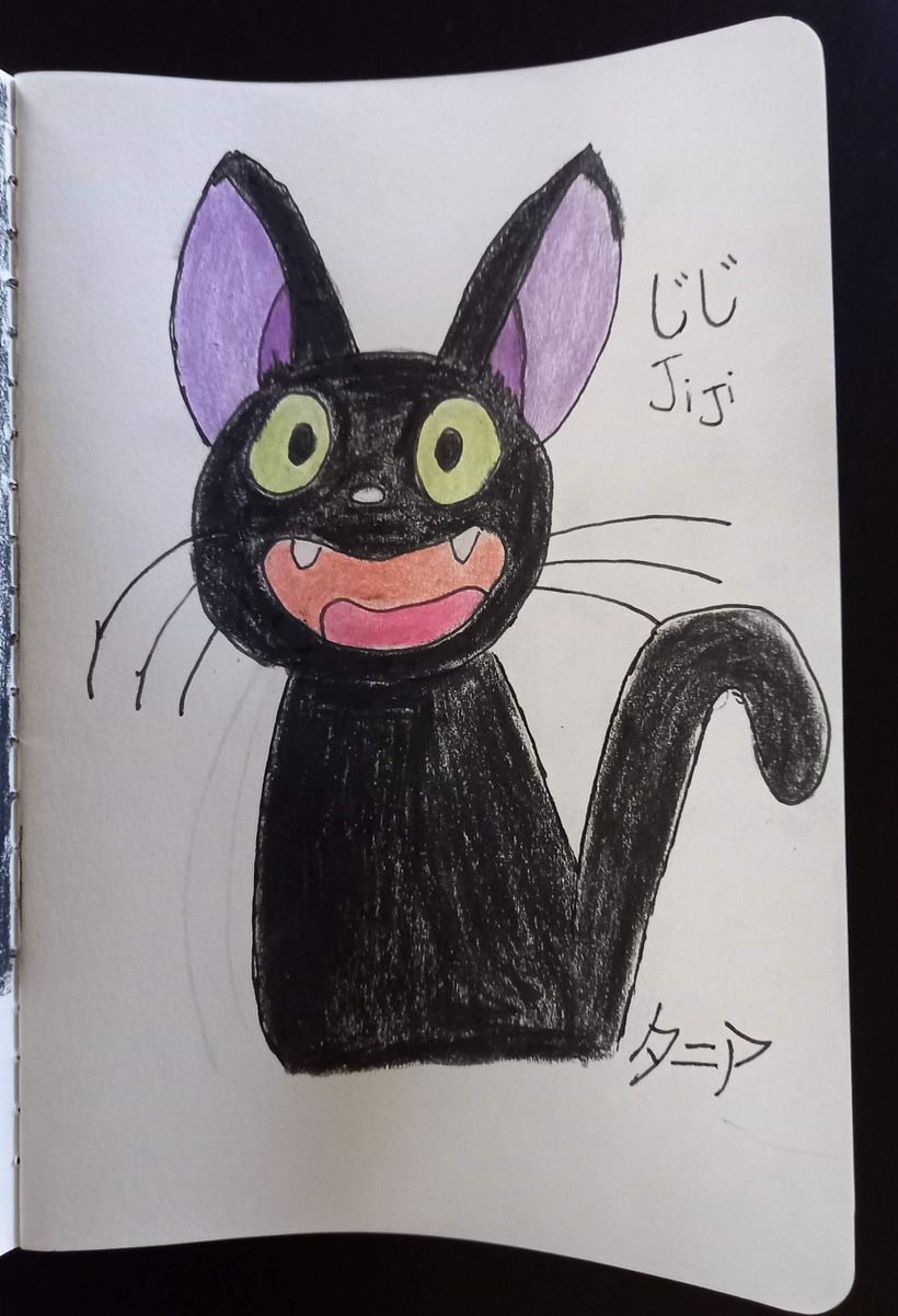 Jiji じじ de la película Studio Ghibli, "Kiki: entregas a domicilio"