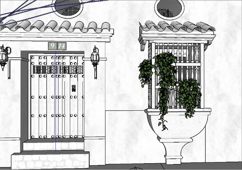 My project in Architectural Visualization with V-Ray Next for SketchUp course 3