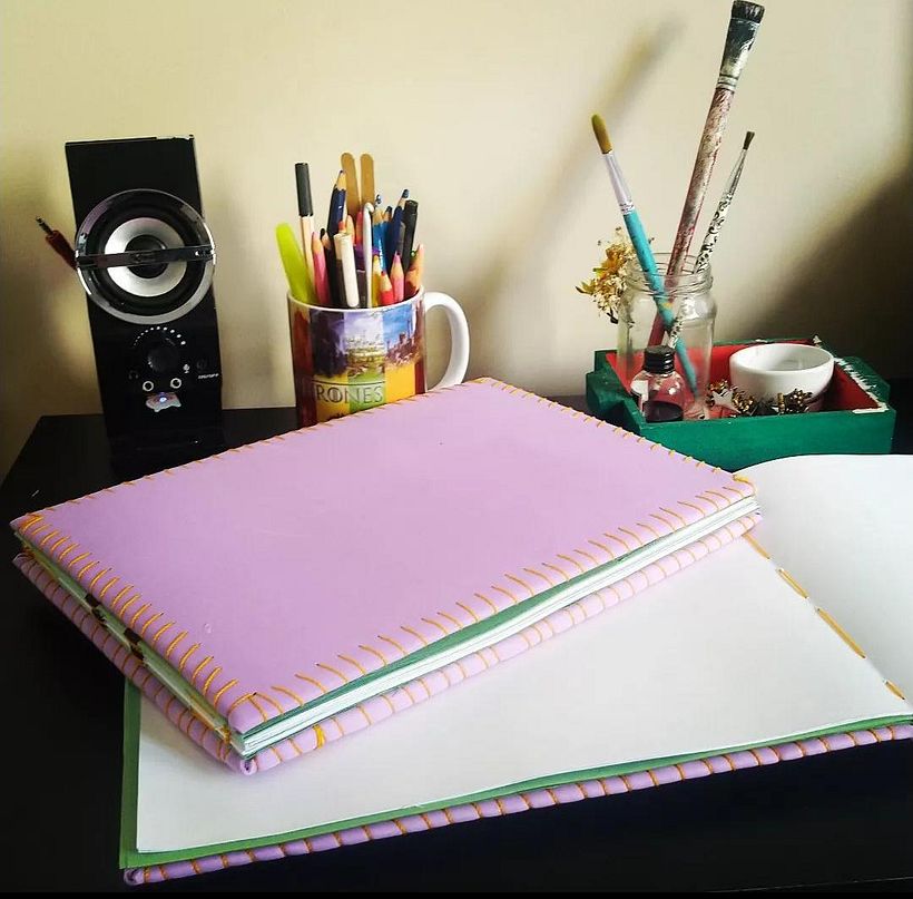 Meu projeto do curso: Técnicas de encadernação DIY 9