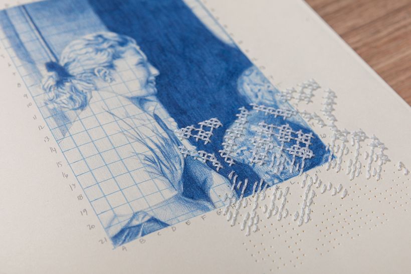 Explorando la conexión entre el dibujo y el bordado: Cuadernos Bordados 3