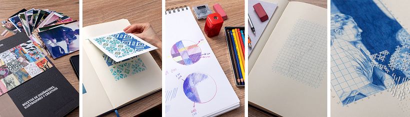 Explorando la conexión entre el dibujo y el bordado: Cuadernos Bordados 9