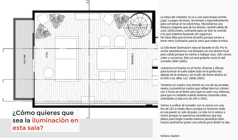 Ejercicio práctico 2-  descripción de la iluminación - requisitos