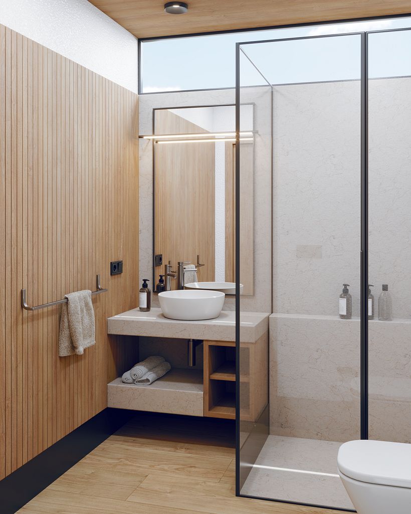Baño Madera 1