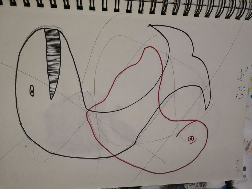 Mein Abschlussprojekt für den Kurs: Tägliches Sketching für kreative Inspiration 5