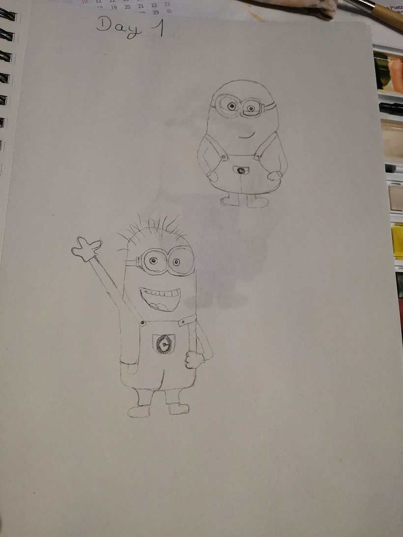 Mein Abschlussprojekt für den Kurs: Tägliches Sketching für kreative Inspiration 1