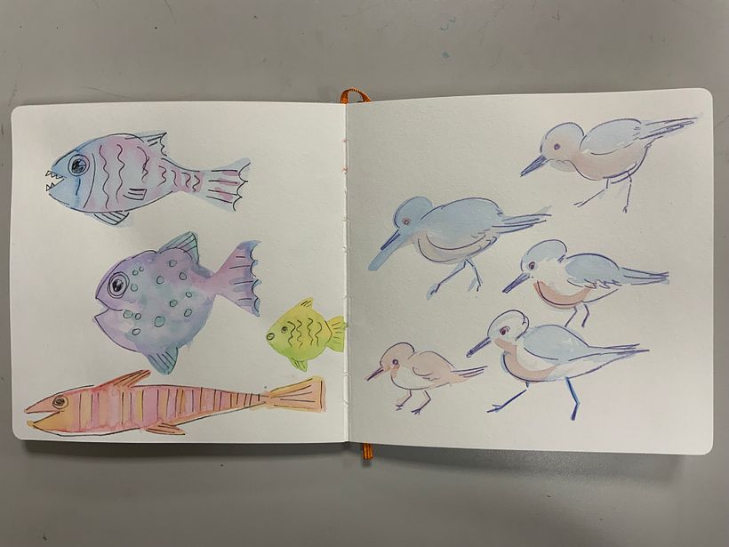 My project for course: Creative Watercolor Sketching for Beginners 4