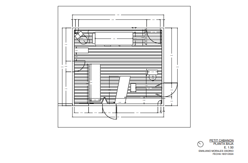 Mi proyecto del curso: Introducción al dibujo arquitectónico en AutoCAD 1