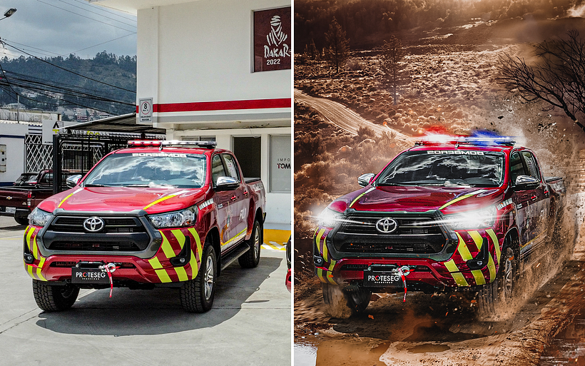 Toyota Hilux- Rescate Bomberos - Pubblicità