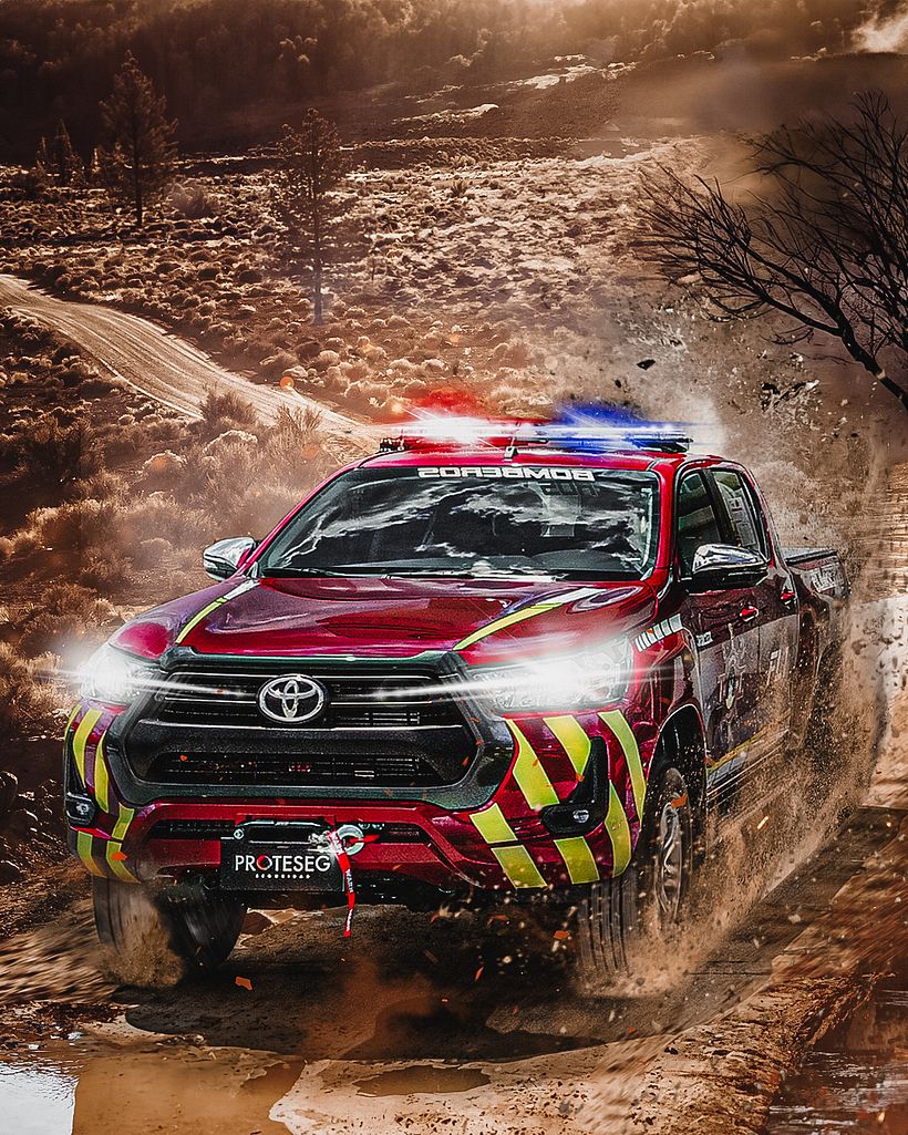 Toyota Hilux- Rescate Bomberos - Pubblicità