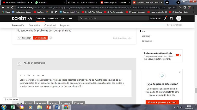 Mi proyecto del curso: Design Thinking para gestión de proyectos 5