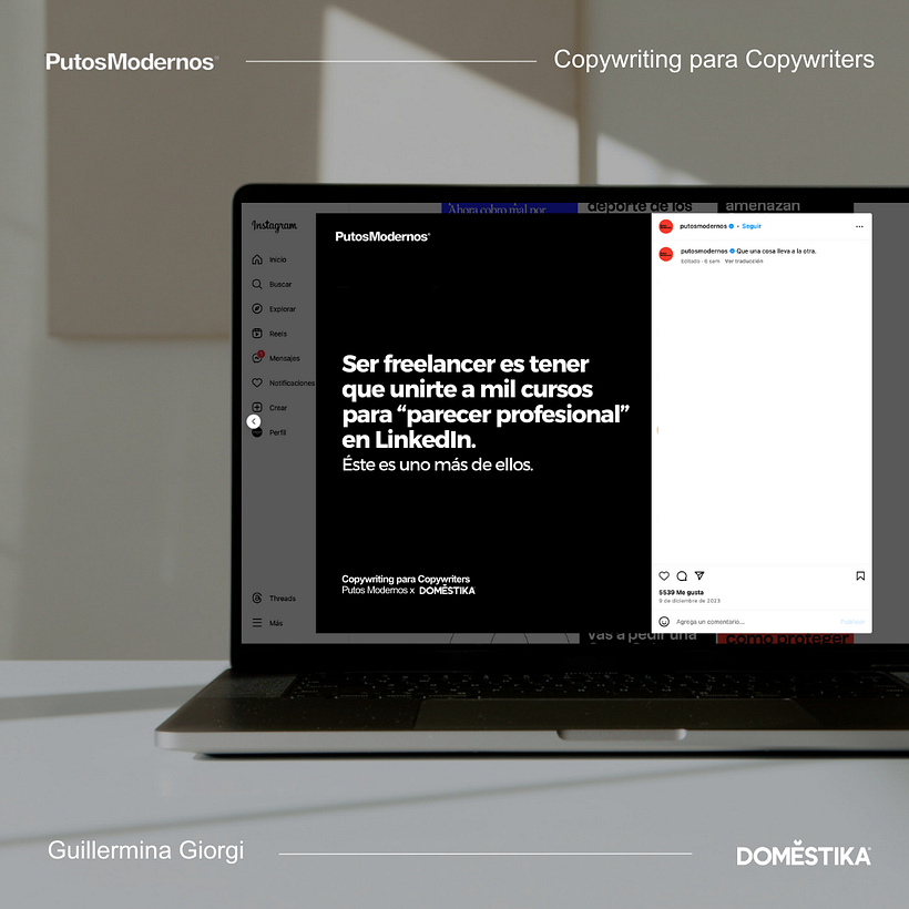 Mi proyecto del curso: Copywriting para copywriters 3