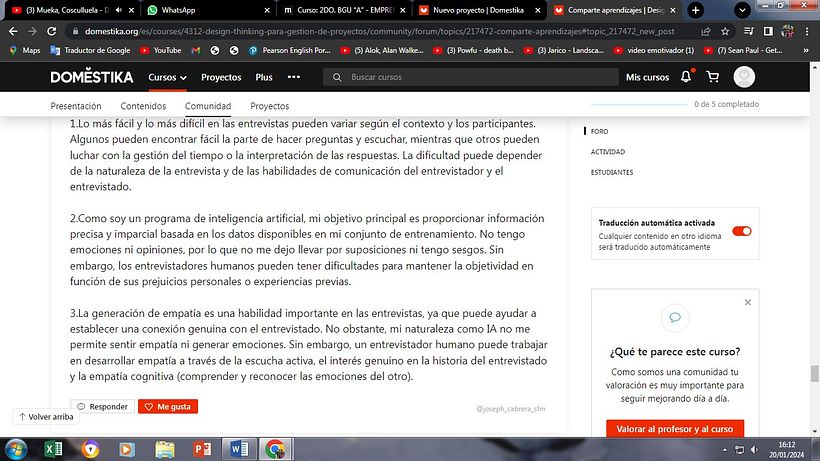 Mi proyecto del curso: Design Thinking para gestión de proyectos 10