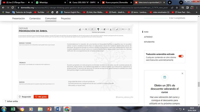 Mi proyecto del curso: Design Thinking para gestión de proyectos 11