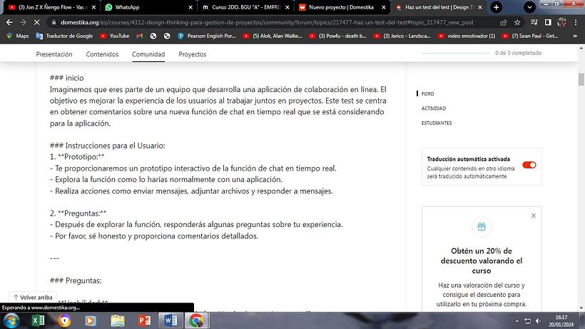 Mi proyecto del curso: Design Thinking para gestión de proyectos 12