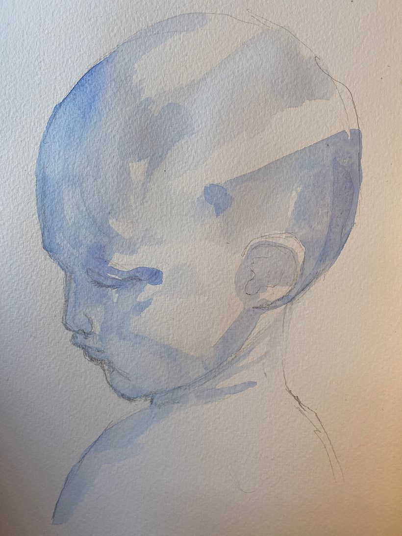 My project for course: Illustrated Portrait in Watercolor 2