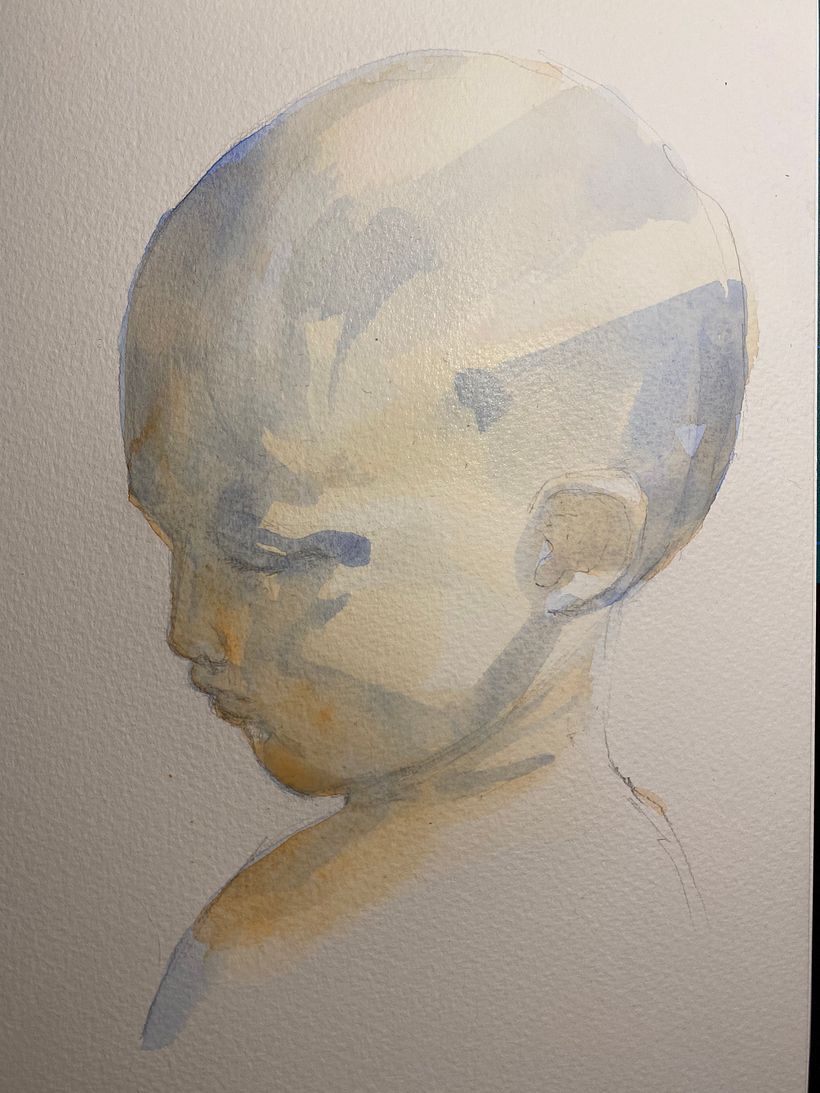 My project for course: Illustrated Portrait in Watercolor 3