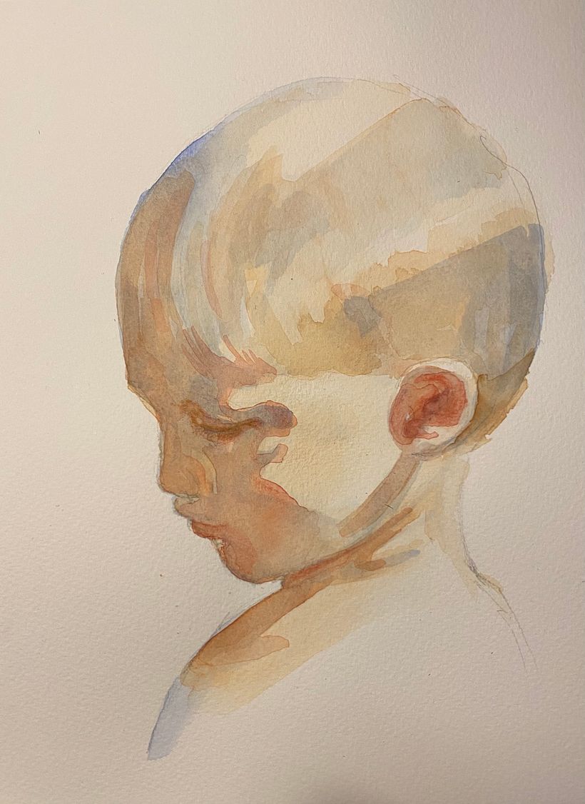 My project for course: Illustrated Portrait in Watercolor 6