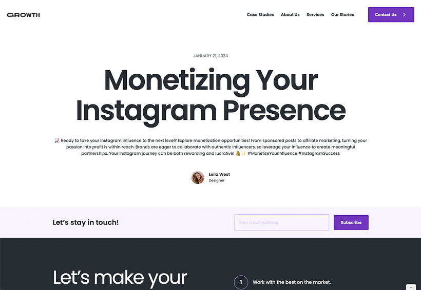 An article content made with ChatGTP.