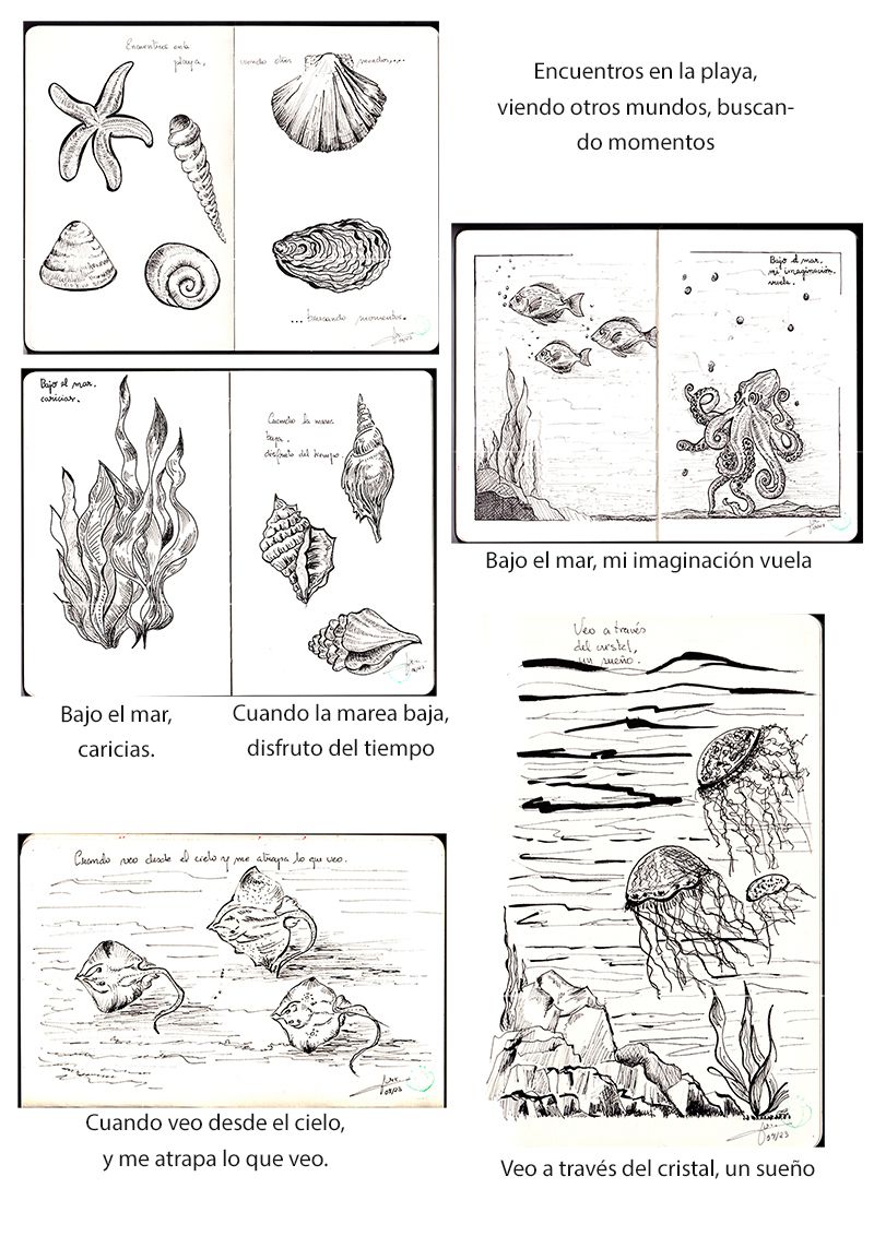 Mijn dagen verkennen. Mijn cursusproject: Geïllustreerd dagboek: Vul je schetsboek met ervaringen. 10