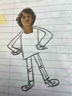 1° cuaderno de dibujos - intento collages (superfun!)