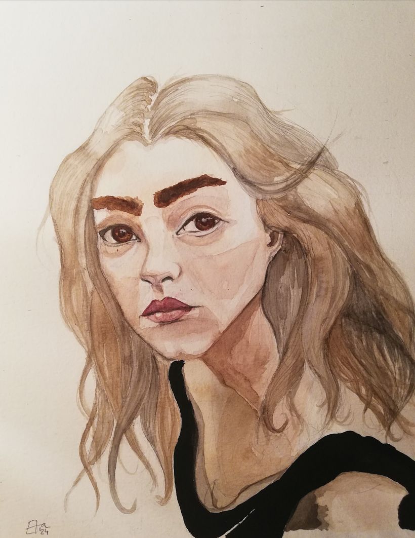 My project for course: Watercolor Portrait from a Photo 1