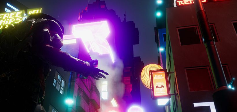 My project for course: Game Environment Design: Cyberpunk Scenes with Unreal Engine - 3D