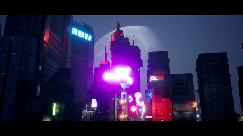 My project for course: Game Environment Design: Cyberpunk Scenes with Unreal Engine - 3D