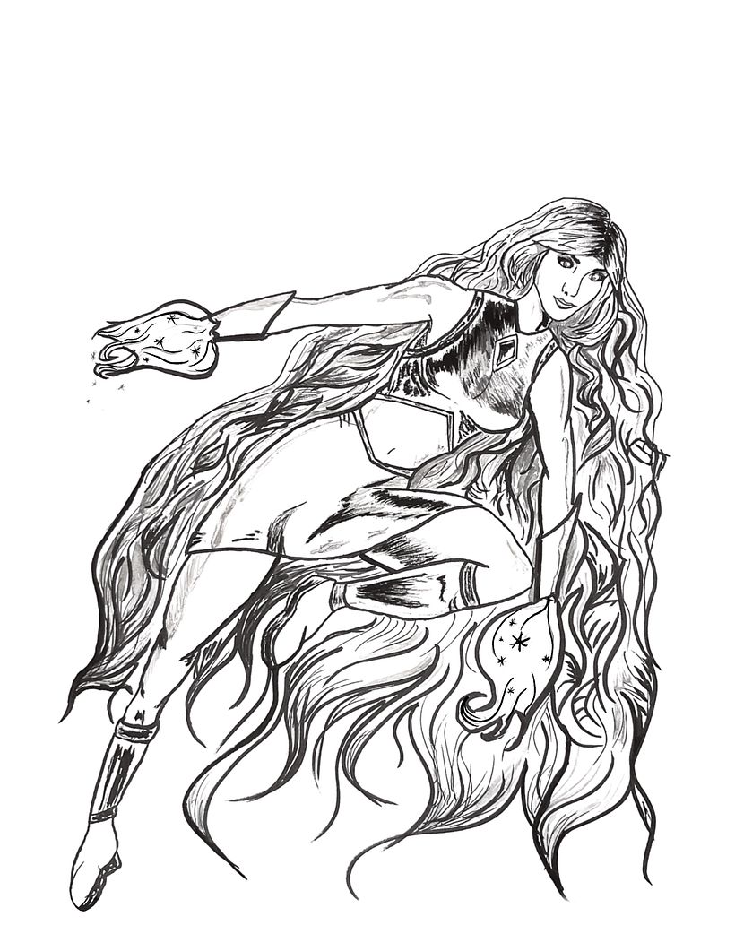 My project for course: Female Character Design for Comics 1