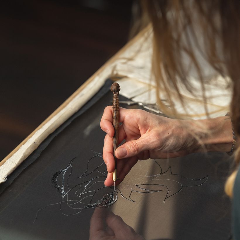 Dominando el Bastidor: Tips Esenciales para el Bordado de Lunéville 1