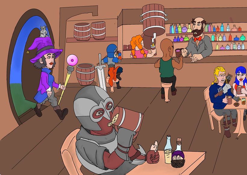 Meu projeto do curso: Desenho de cenas para mangá 2