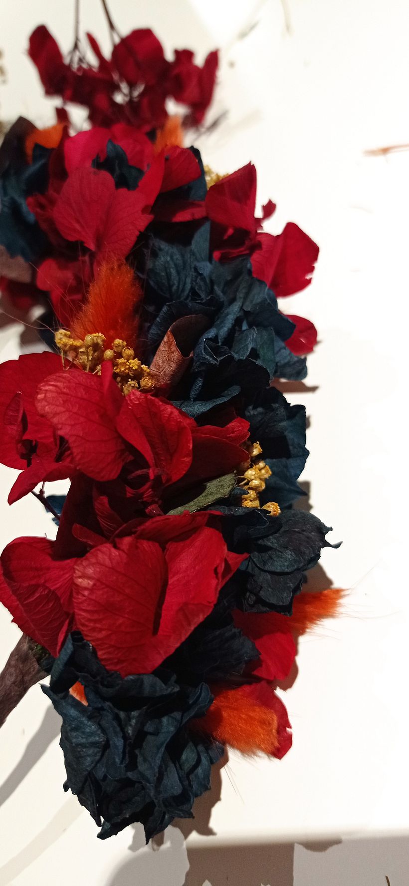 Mi proyecto del curso: Tocado floral: crea tu complemento de flores 2