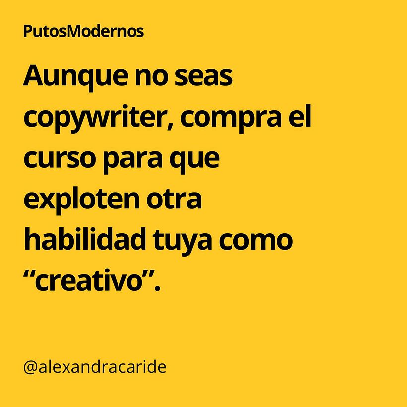 Un proyecto original + de copywriting 4