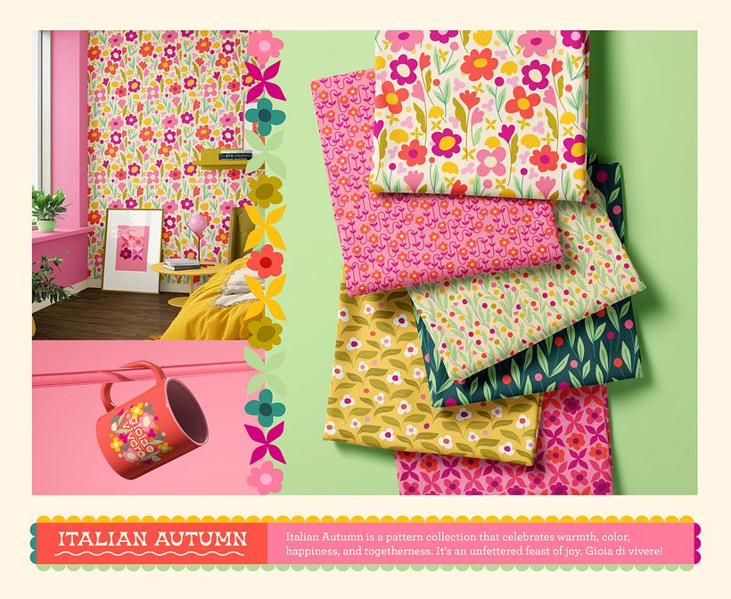 Italian Autumn Pattern Collection by Mikelle Auman 1