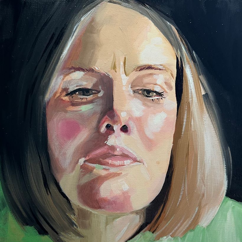 My project for course: Artistic Oil Portraiture on Paper 6
