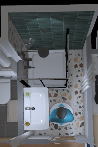 Baño de noche