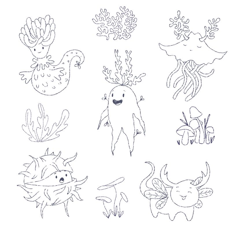 My project for course: Illustration of Adorable Characters Inspired by Nature 3