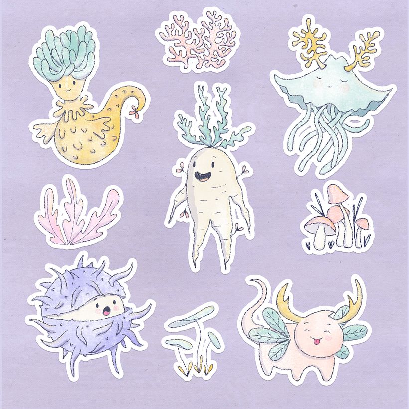 My project for course: Illustration of Adorable Characters Inspired by Nature 4