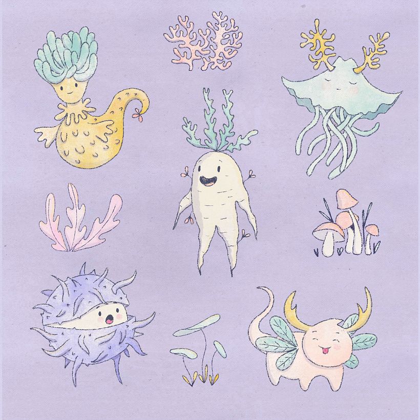 My project for course: Illustration of Adorable Characters Inspired by Nature 1