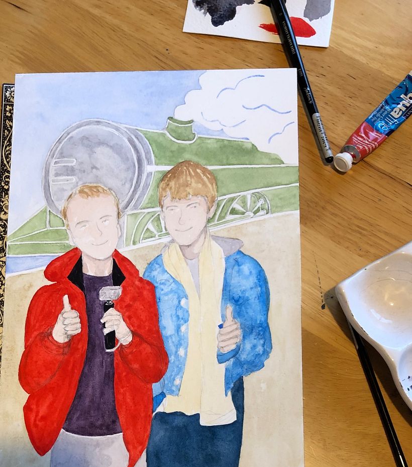 Watercolour elements complete