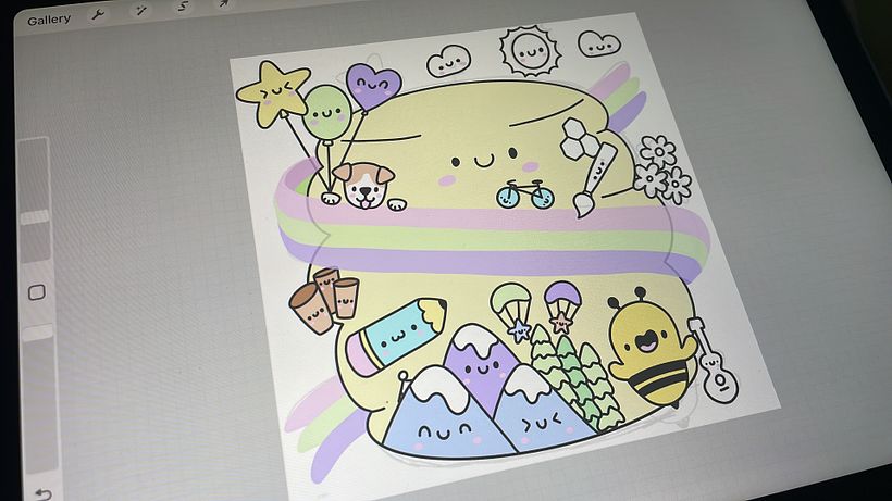 Mi proyecto del curso: Diseño de mundos kawaii: crea ilustraciones alegres 4
