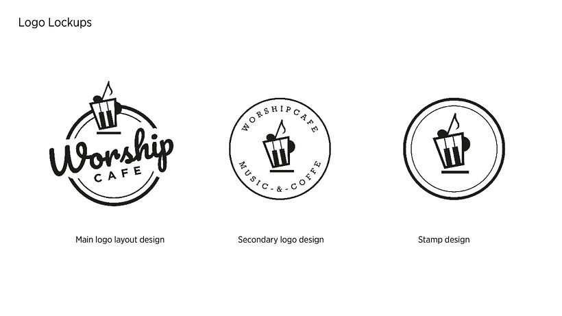 Worship Cafe` Logo Design 6
