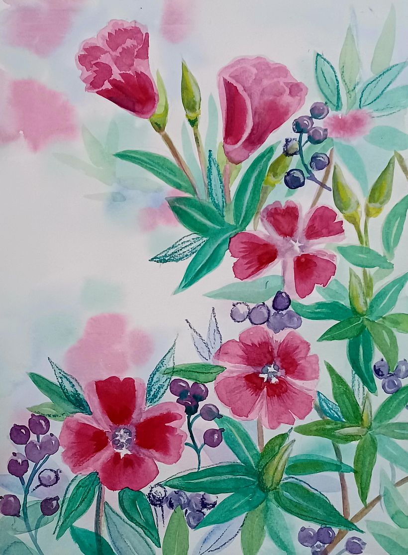 Final piece with added pastel 